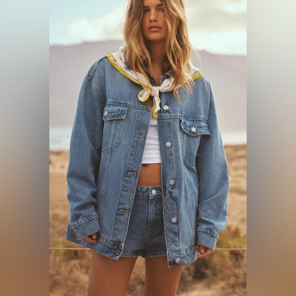 Zara Blue Denim Jacket